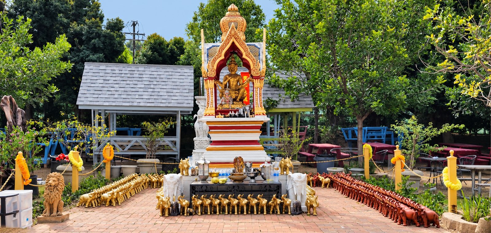 The Brahma shrine