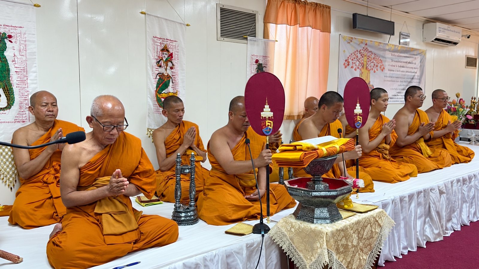 Monks chanting