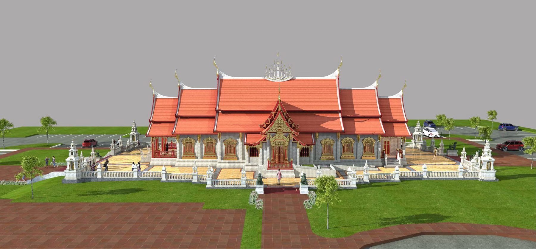 The full facade
