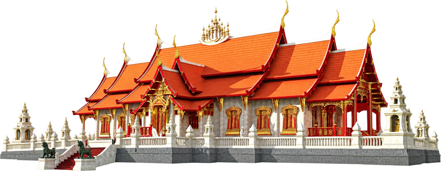 ภาพจำลองพระอุโบสถหลังใหม่