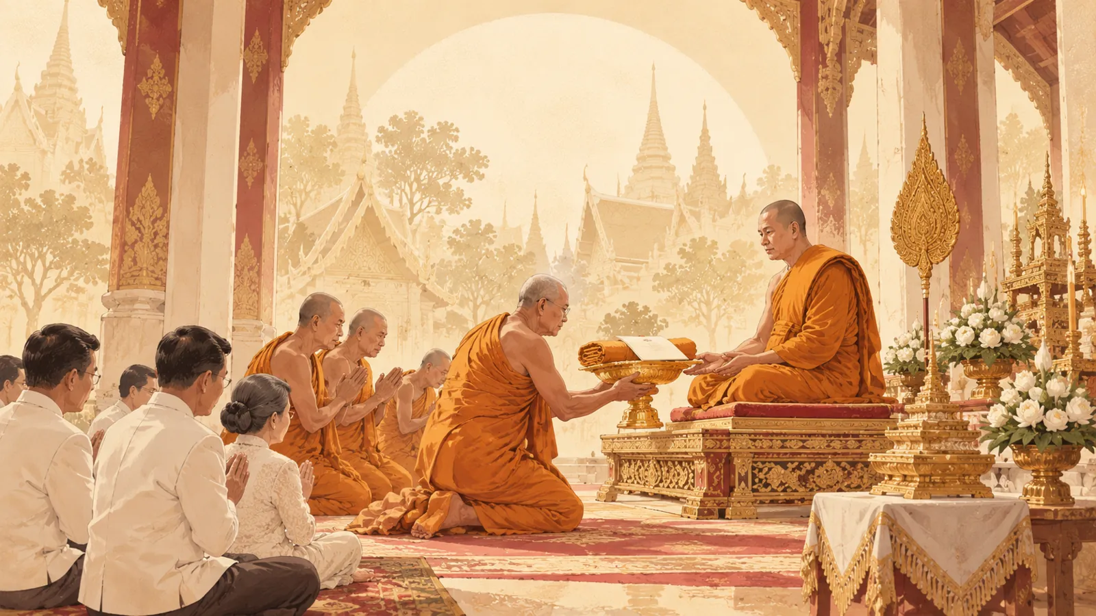 ภาพวาดประกอบประวัติวัดพระธาตุดอยสุเทพ ยูเอสเอ 2549: เจ้าอาวาสองค์ปัจจุบัน