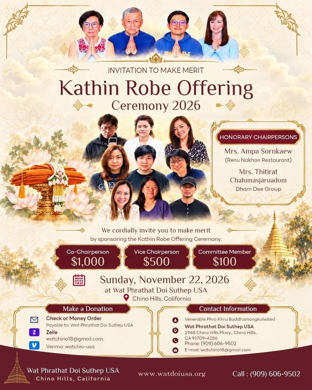 Kathin Robe Offering Ceremony 2026