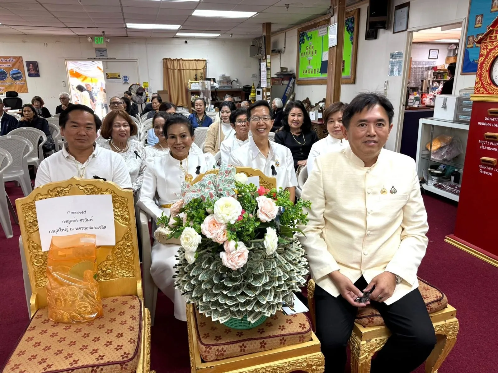 บรรยากาศงานทอดผ้าพระกฐินประทาน ประจำปี 2568 ที่วัดพระธาตุดอยสุเทพ ยูเอสเอ (3)